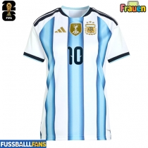 Argentinien Lionel Messi #10 Heimtrikot Frauen EM 2024 Kurzarm